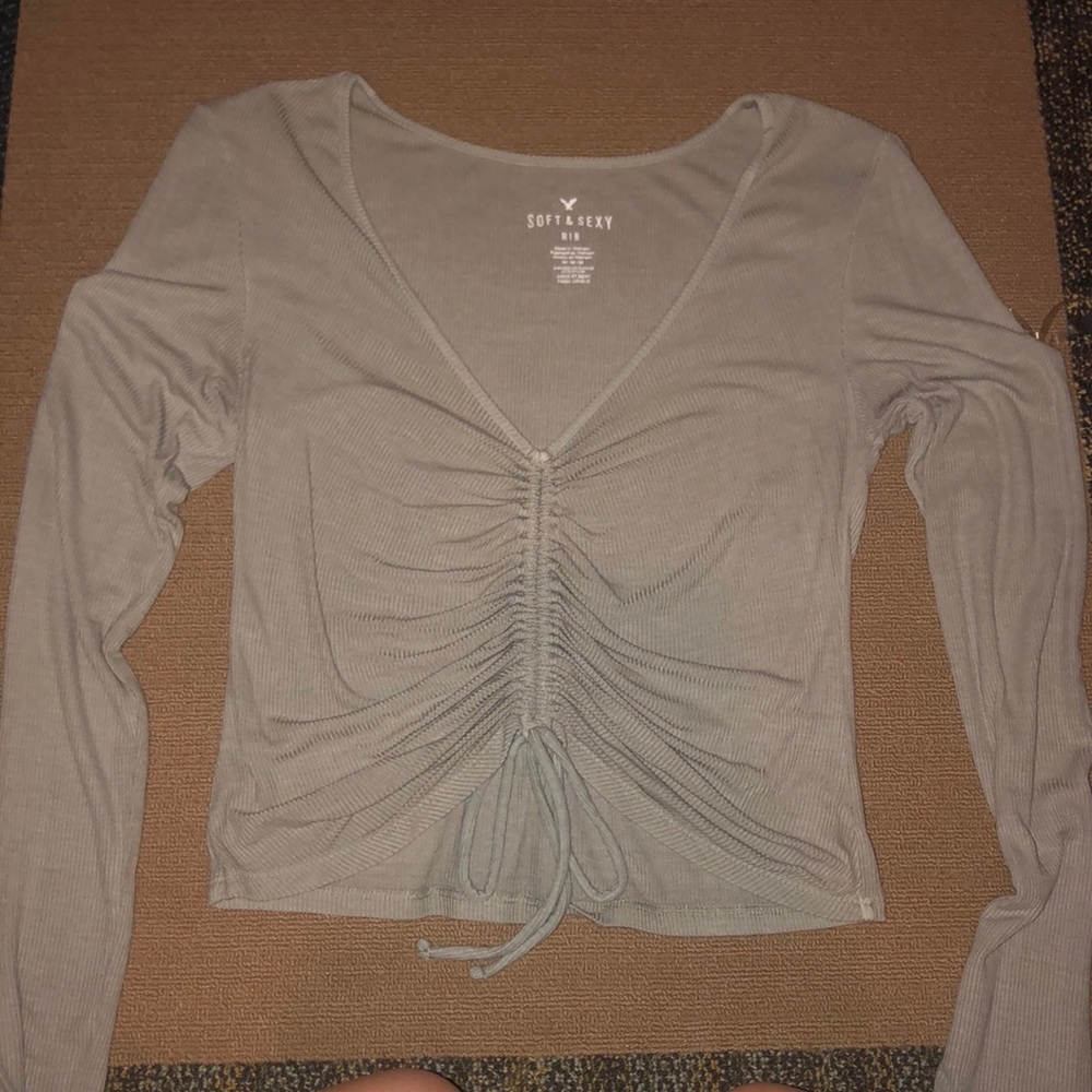 AE Soft & Sexy Ribbed light green long sleeve